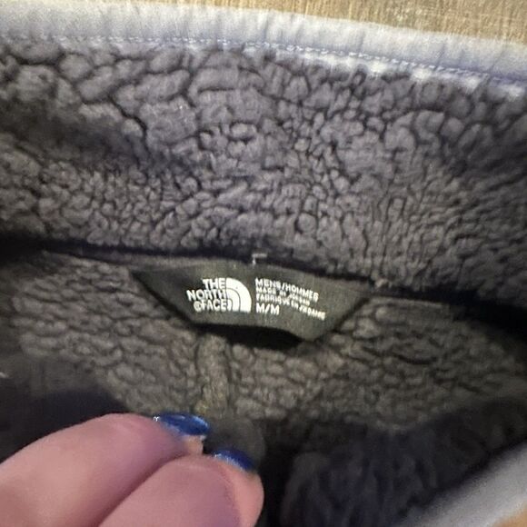 The North Face Campshire Sherpa Fleece Pull Over Sweater Size Medium M Dk Grey - Picture 4 of 9
